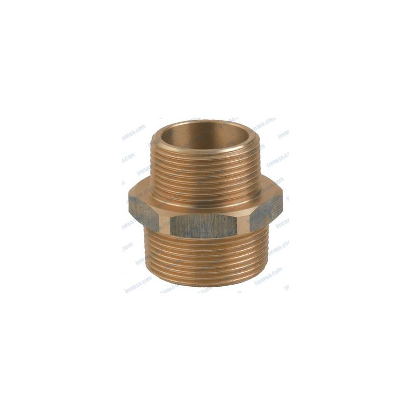 MACHON BRONCE REDUCIDO, M-M 1/2" x 3/8"