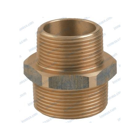 Guidi - MACHON BRONCE REDUCIDO, M-M 1/2" x 3/8"