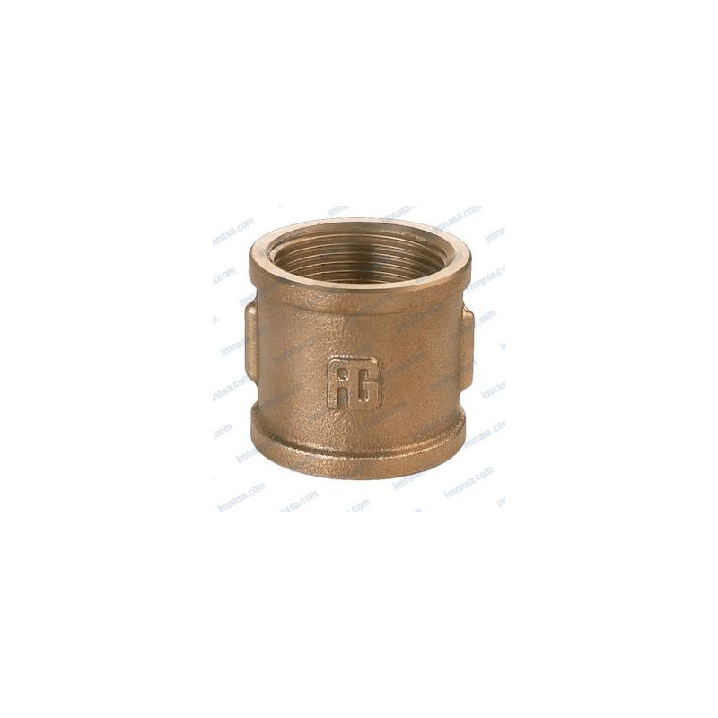 MANGUITO BRONCE NAVAL, H-H, 1/2", GUIDI