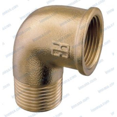 Guidi - CODO MACHO-HEMBRA, LATON, EN12165, 1-1/4", GUIDI