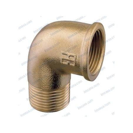 Guidi - CODO MACHO-HEMBRA, LATON, EN12165, 1-1/4", GUIDI