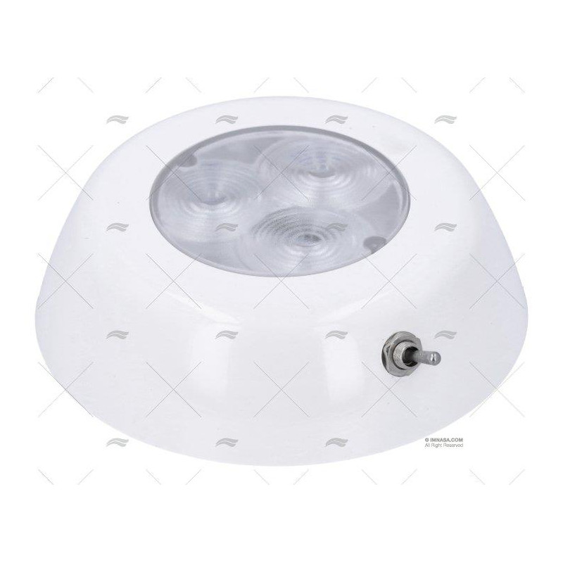 LUZ CORTESIA 12v 3 LEDs, c/INTERRUPTOR