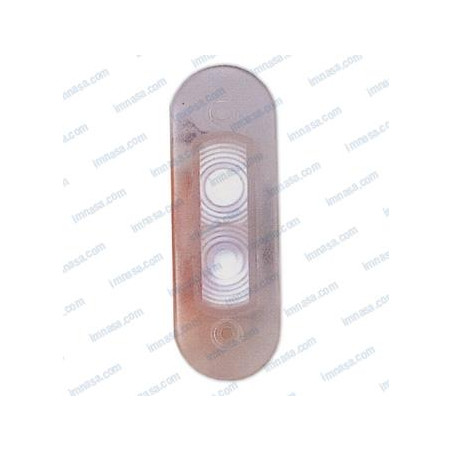 LUZ CORTESIA OVALADA ESTANCA, 12v, 2 LEDS