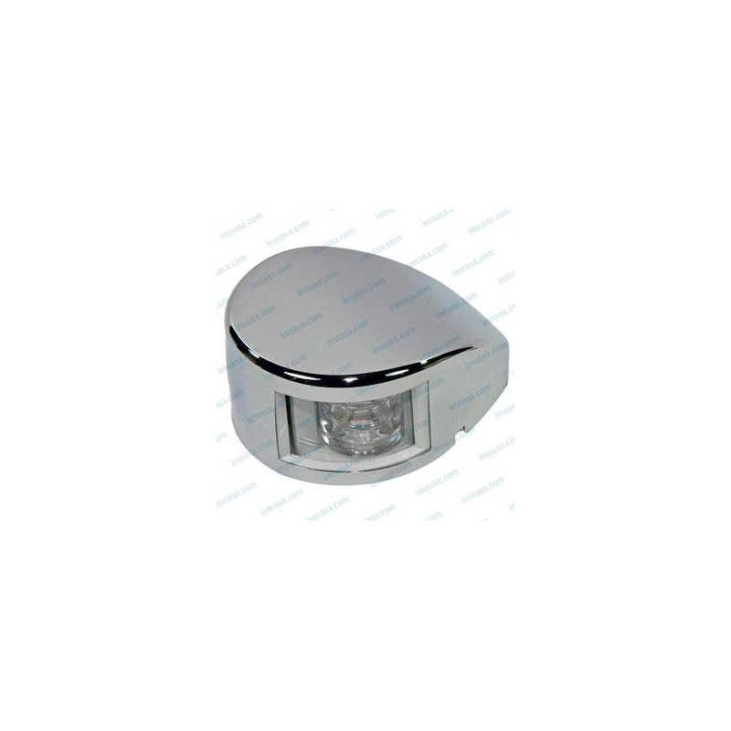 LUZ NAVEGACION BABOR, 7045, PLANA 12v, LED, INOX