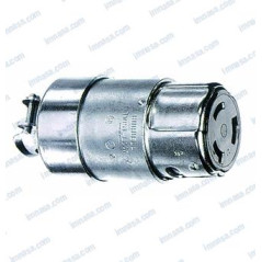 Hubbell - CONECTOR HUBELL 125/250v, 50 A, 3p, 4H INOX