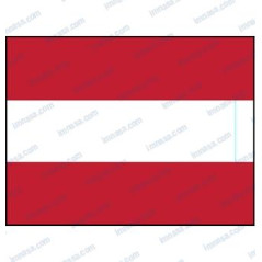 BANDERA AUSTRIA 45 x 30mm