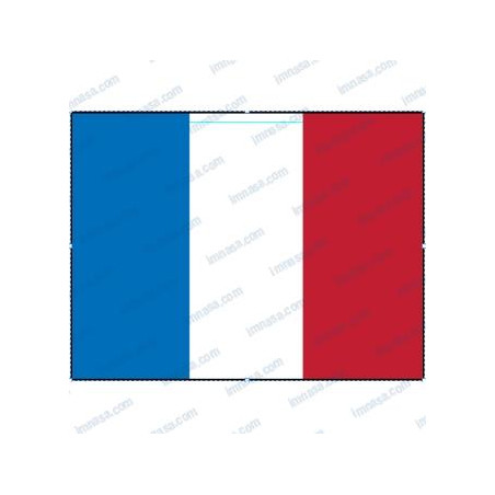 BANDERA FRANCIA, 40 x 60 cm.