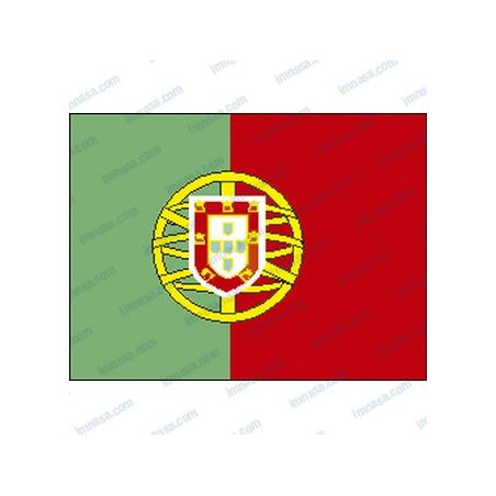 BANDERA PORTUGAL 30x45 cm, C/ESCUDO