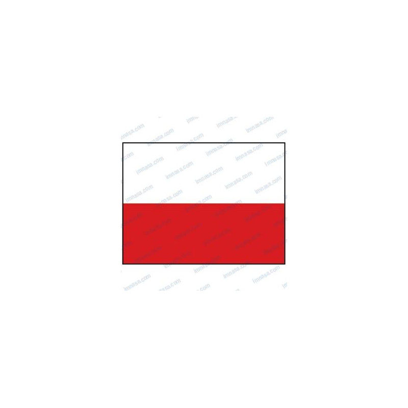 BANDERA POLONIA, 45 x 30cm....N...