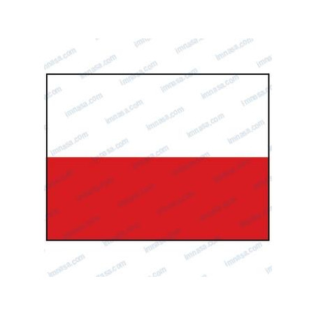 BANDERA POLONIA, 45 x 30cm....N...