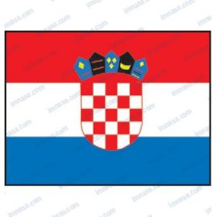 BANDERA CROACIA 30 x 45 cm