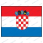 BANDERA CROACIA 30 x 45 cm