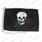 BANDERA PIRATA c/ROSA, 20 x 30cm