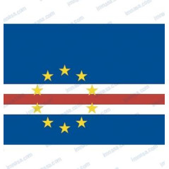 BANDERA CABO VERDE 20 x 30 cm