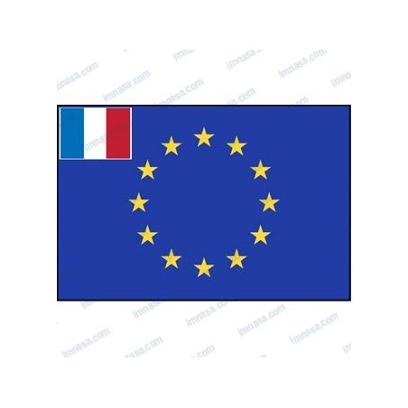 BANDERA CEE-FRANCIA, 100 x 70cm