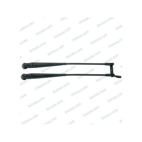 BRAZO PARALELOGRAMO INOX NEGRO DOGA, 340-420 mm