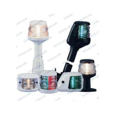 LUZ NAVEGACION AQUASIGNAL, S-20, TOPE, CARCASA NEGRA