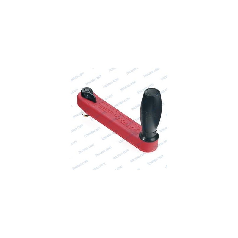 MANIVELA WINCH LEWMAR, TITAN, PLASTICO, ROJA c/SEGURO 200