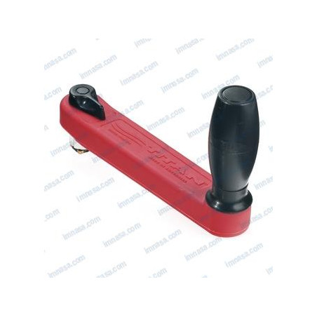 MANIVELA WINCH LEWMAR, TITAN, PLASTICO, ROJA c/SEGURO 200