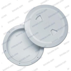 TAPA REGISTRO PVC BLANCA, DIAM. EXT. 162mm