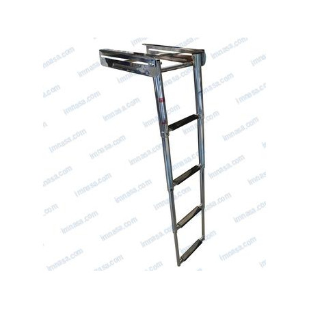 ESCALERA INOX 4p BAJO PLATAFORMA, 300 x 395 x 75mm...DEP