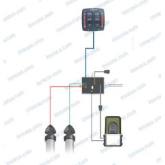 Bennett - MANDO INTERRUPTOR FLAPS BENNETT + INDICADOR EIC