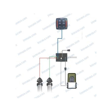 Bennett - MANDO INTERRUPTOR FLAPS BENNETT + INDICADOR EIC