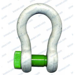 GRILLETE LIRA GALVANIZADO, ALTA RESISTENCIA 19mm