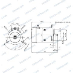 MOTOR MOLINETE TIGRES 24v 1000w