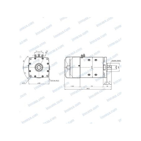 MOTOR MOLI.TITAN 24 V 2000 W