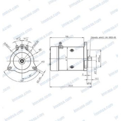 Lofrans - MOTOR MOLINETE CAPSTAN/TIGRES 12v, 1200w