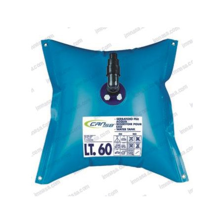 DEPOSITO AGUA FLEXIBLE, 60L, 730 x 730mm