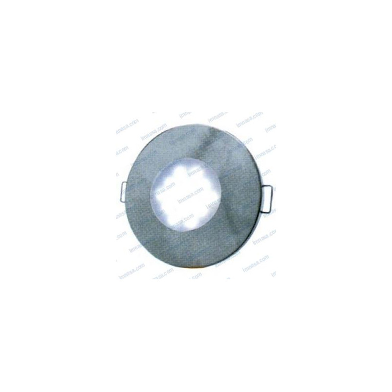 PLAFON REDONDO EMPOTRADO, LED, 12/24v, INOX 316