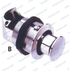 Southco - CIERRE PULSANTE CROMADO, TURN TO OPEN......