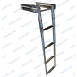 ESCALERA TELESC. INOX 4p, c/CIERRE, 178mm