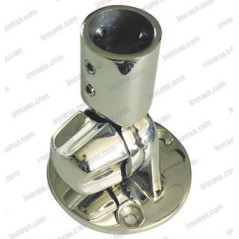 BASE REGULABLE INOX p/TUBO 22mm