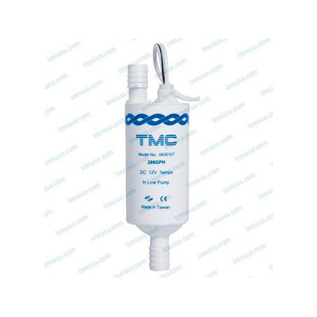 BOMBA ACHIQUE TMC EN LINEA, 12v, 280 gph