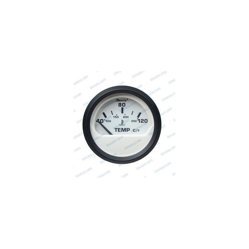 INDICADOR TEMP.FARIA NEGRO, 12v, 120ºC