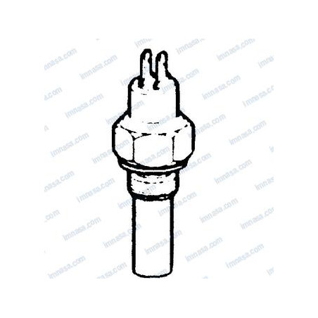 SENSOR TERMORESISTENCIA VDO, 120º, 1/2", AISLADO