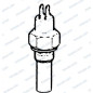 SENSOR TEMPERATURA TERMORESISTENCIA VDO, 120º, 5/8", AISLADO