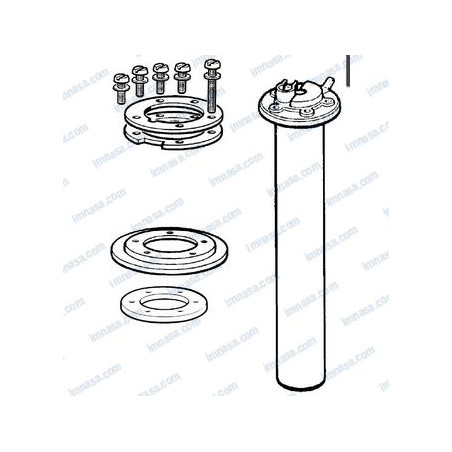 AFORADOR COMB.TUBO VDO 251,5mm 54mm