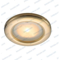 Foresti & Suardi - PLAFON LED 88mm, 12-28v, IP65, BLANCO, NIQUEL SATINADO