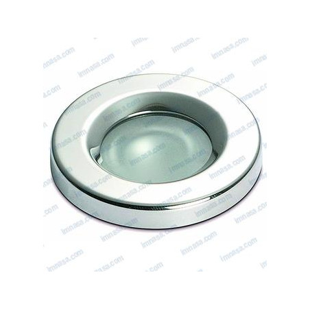 PLAFON LUZ EMPOTRADO, AQUARIUS, INOX, LED, 3,6w