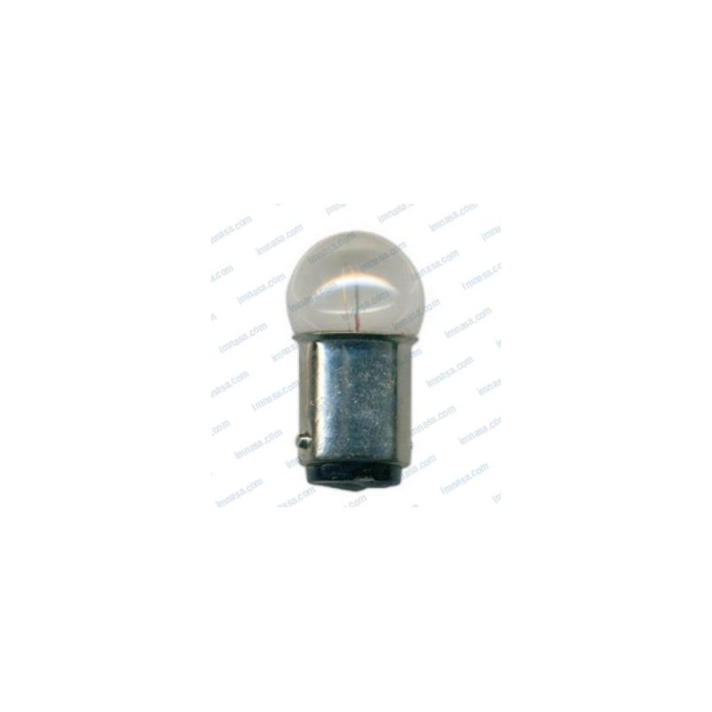 BOMBILLA ESFERICA BA15D, 12v, 15w, 23x40mm