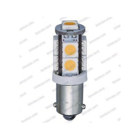 BOMBILLA BA9S, 12v LED, 1,2w, 34,6 x 9,2mm