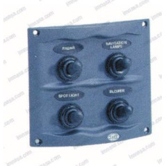 Hella - PANEL 6 INTERRU.HELLA, Bco. 12v 20A, 95 x 107mm...