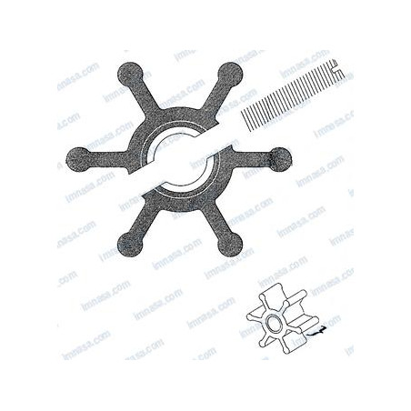 Johnson - TURBINA JOHNSON, 09 x 39 x19, 6p,T1 c/JUNTAS, NEO F35