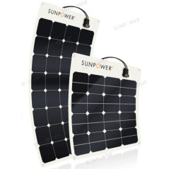 Sunpower - PANEL SUNPOWER, 50W, 2.8A, 653x556x3.2mm, SEMI-RIGIDO