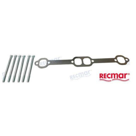 Osco - KIT MONTAJE CODO ESCAPE INDMAR, V8, 5,0 y 5,7L, BLOQUE PEQUEÑO