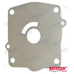 PLACA METAL BOMBA AGUA YAMAHA, 6G5-44323-00